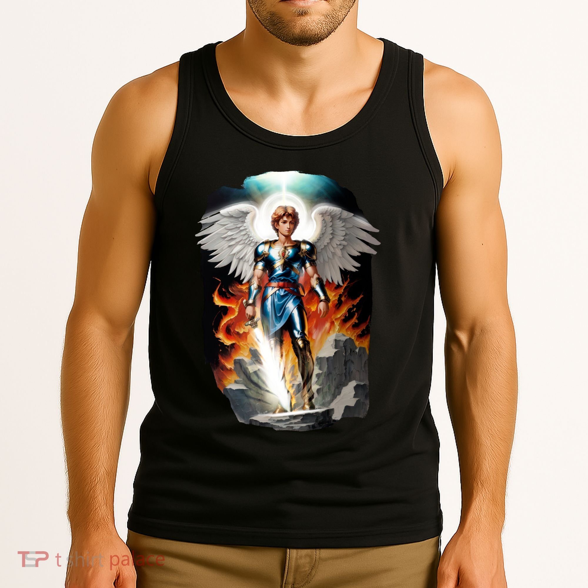 Saint Michael The Archangel Tank Top