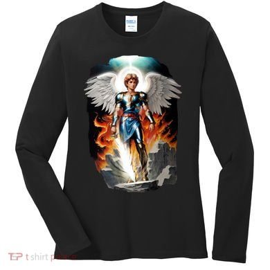 Saint Michael The Archangel Women's Long Sleeve Shirt