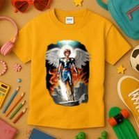 Saint Michael The Archangel Kids T-Shirt thumb 3