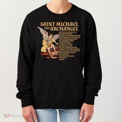 St Michael The Archangel Prayer Gift Women's Sweatshirt