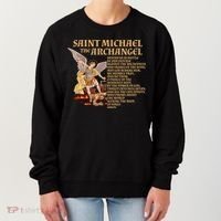 St Michael The Archangel Prayer Gift Women's Sweatshirt thumb 0