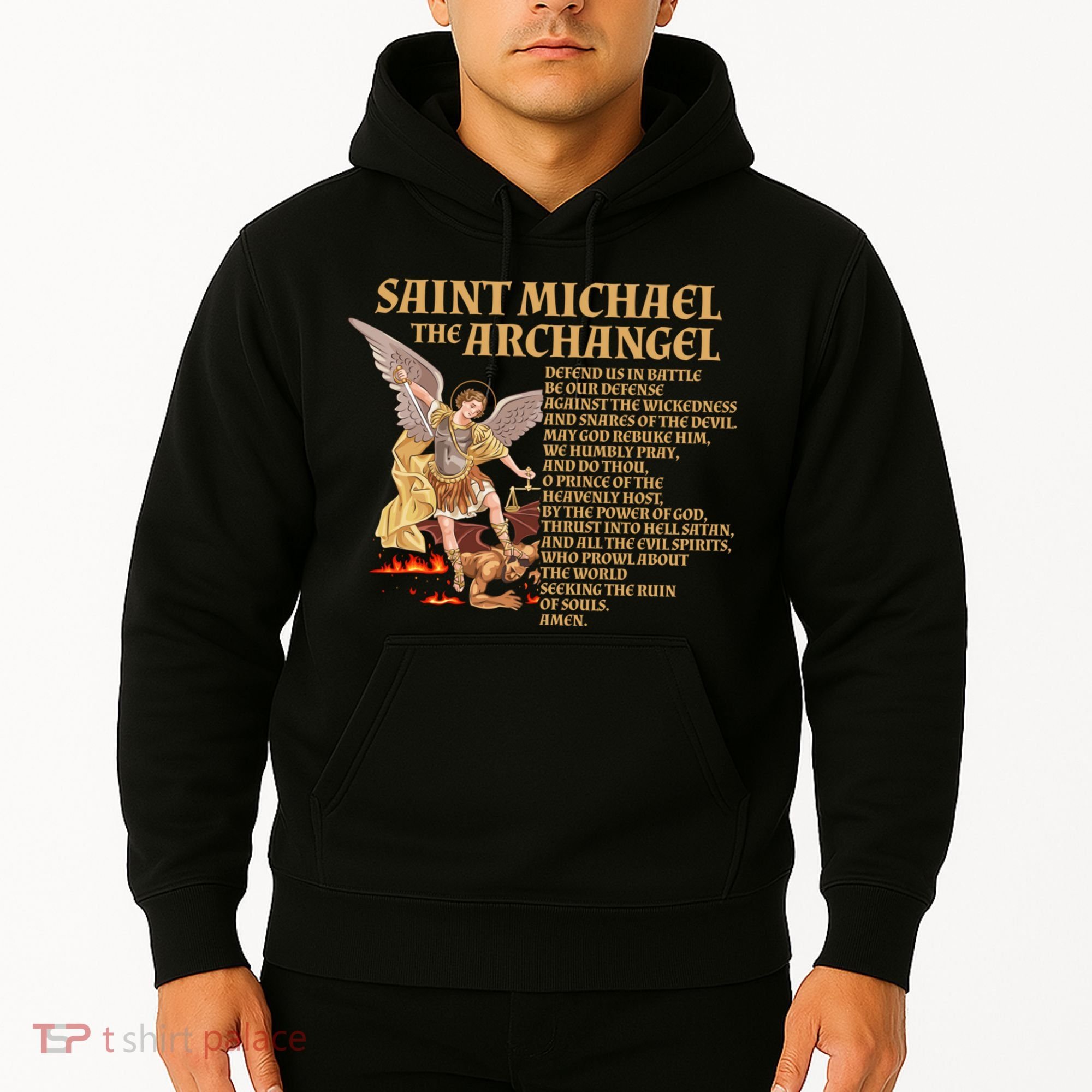 St Michael The Archangel Prayer Gift Hoodie