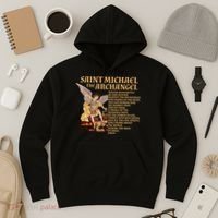 St Michael The Archangel Prayer Gift Hoodie thumb 3