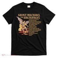 St Michael The Archangel Prayer Gift T-Shirt thumb 0