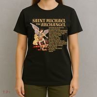 St Michael The Archangel Prayer Gift T-Shirt thumb 4