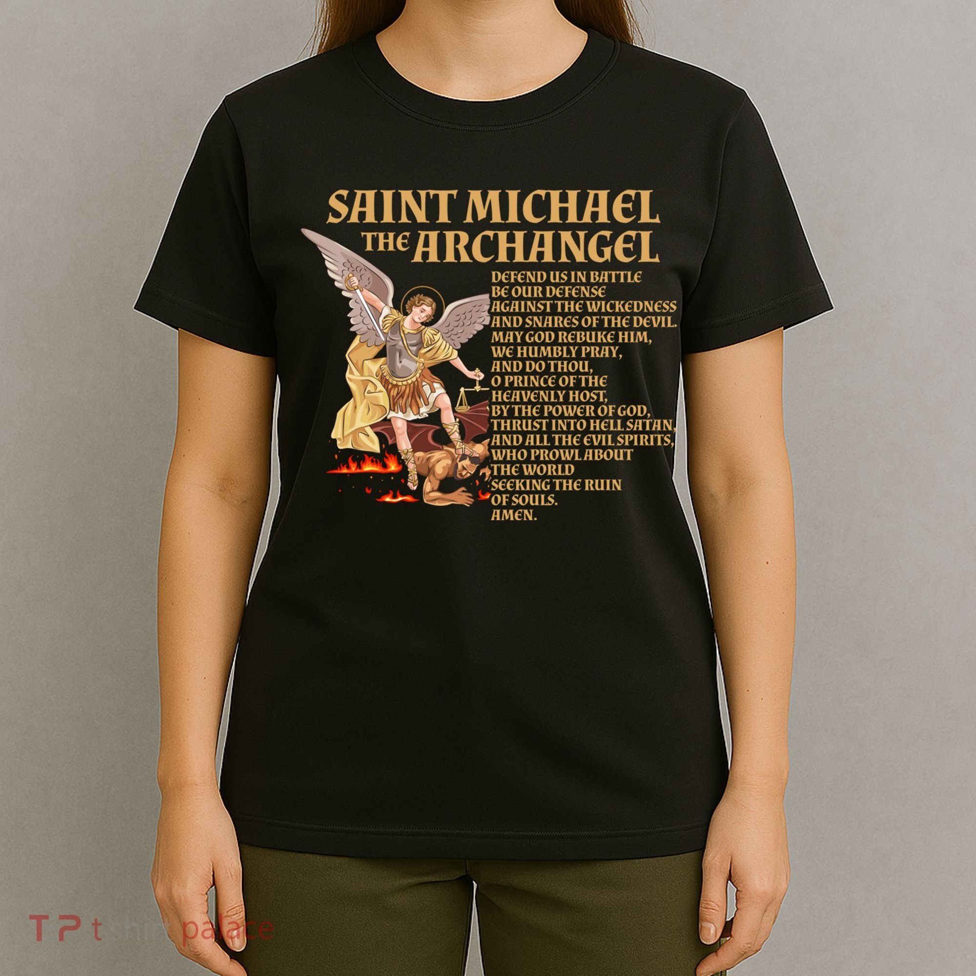 St Michael The Archangel Prayer Gift T-Shirt