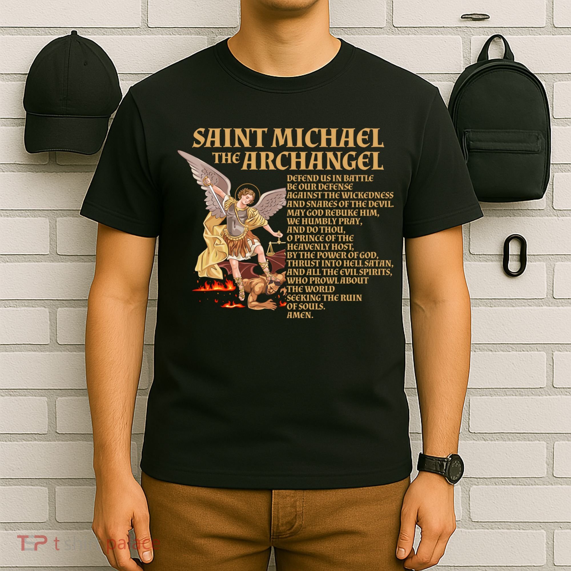 St Michael The Archangel Prayer Gift T-Shirt