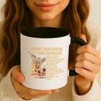 St Michael The Archangel Prayer Gift Coffee Mug thumb 3