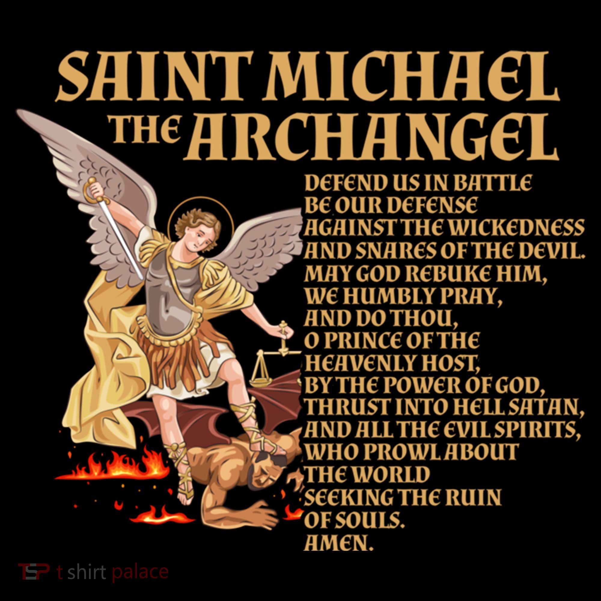 St Michael The Archangel Prayer Gift Women's Hoodie