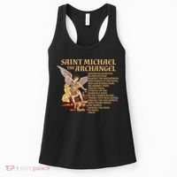 St Michael The Archangel Prayer Gift Women's Tank Top thumb 0
