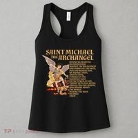 St Michael The Archangel Prayer Gift Women's Tank Top thumb 3