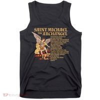 St Michael The Archangel Prayer Gift Tank Top thumb 0