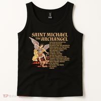 St Michael The Archangel Prayer Gift Tank Top thumb 2