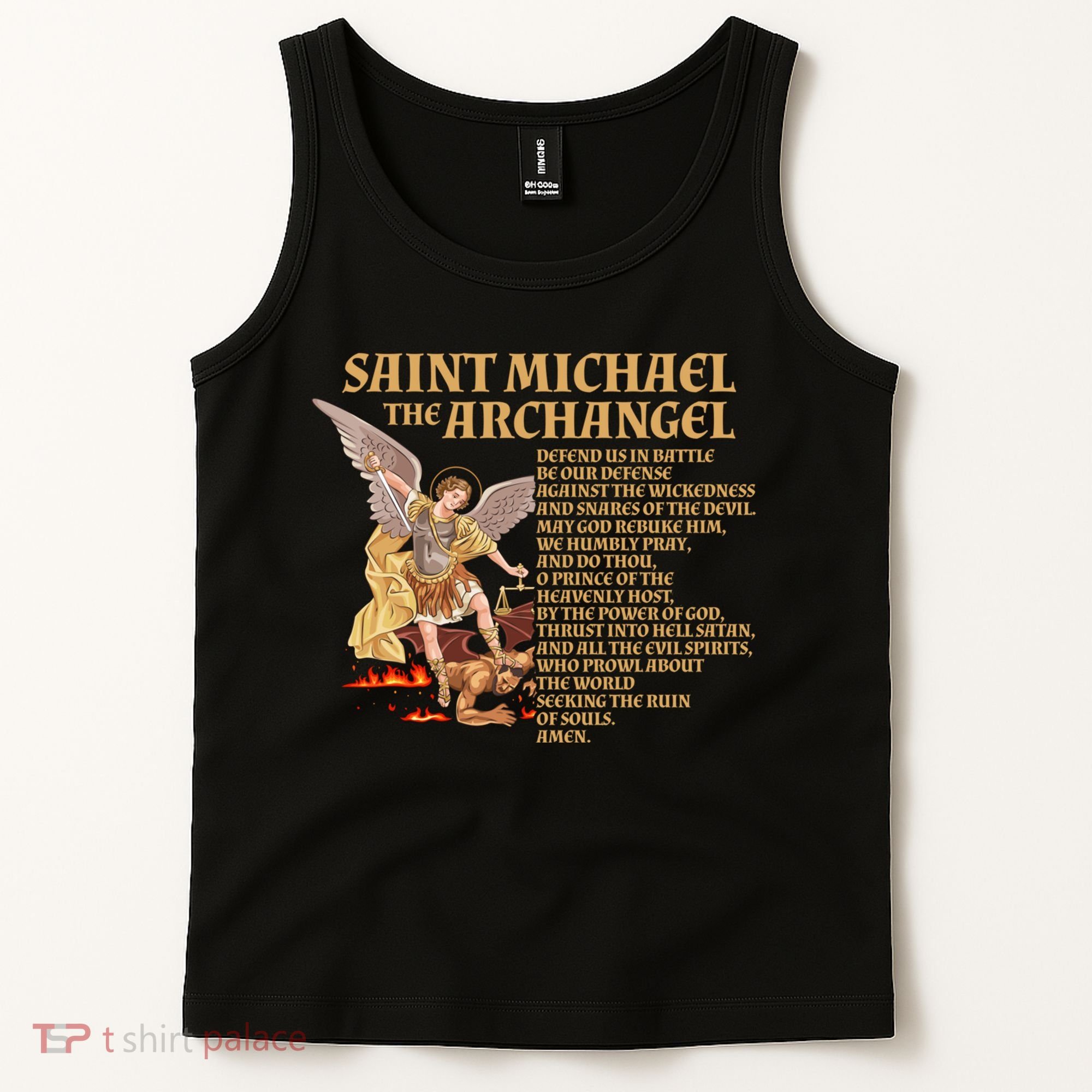 St Michael The Archangel Prayer Gift Tank Top