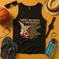 St Michael The Archangel Prayer Gift Tank Top thumb 4