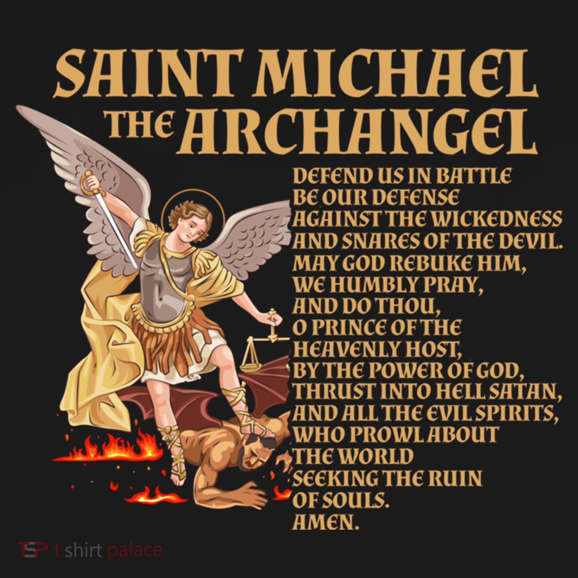 St Michael The Archangel Prayer Gift Visor