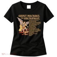 St Michael The Archangel Prayer Gift Women's T-Shirt thumb 0