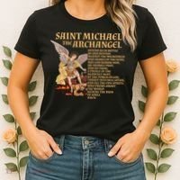 St Michael The Archangel Prayer Gift Women's T-Shirt thumb 2