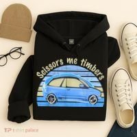 Scissors Me Timbers Funny Car Hoodie thumb 4