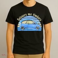 Scissors Me Timbers Funny Car T-Shirt thumb 3