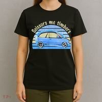 Scissors Me Timbers Funny Car T-Shirt thumb 4