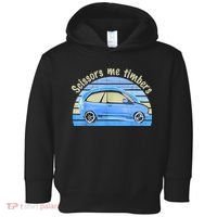 Scissors Me Timbers Funny Car Toddler Hoodie thumb 0