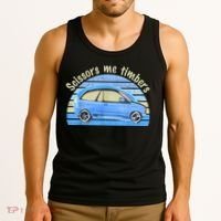 Scissors Me Timbers Funny Car Tank Top thumb 3