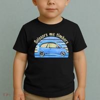 Scissors Me Timbers Funny Car Toddler T-Shirt thumb 2