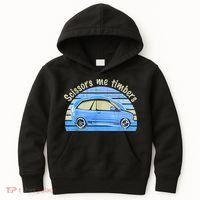 Scissors Me Timbers Funny Car Kids Hoodie thumb 0