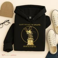 Saint Michael The Archangel Defend Us Prayer Catholic Hoodie thumb 4