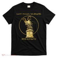 Saint Michael The Archangel Defend Us Prayer Catholic T-Shirt thumb 0