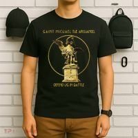 Saint Michael The Archangel Defend Us Prayer Catholic T-Shirt thumb 6