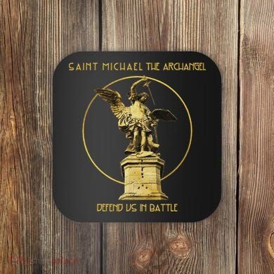 Saint Michael The Archangel Defend Us Prayer Catholic Coaster