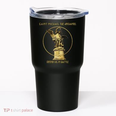 Saint Michael The Archangel Defend Us Prayer Catholic Tumbler