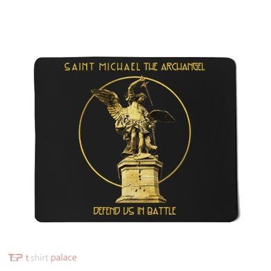 Saint Michael The Archangel Defend Us Prayer Catholic Mousepad