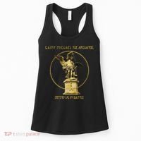 Saint Michael The Archangel Defend Us Prayer Catholic Women's Tank Top thumb 0