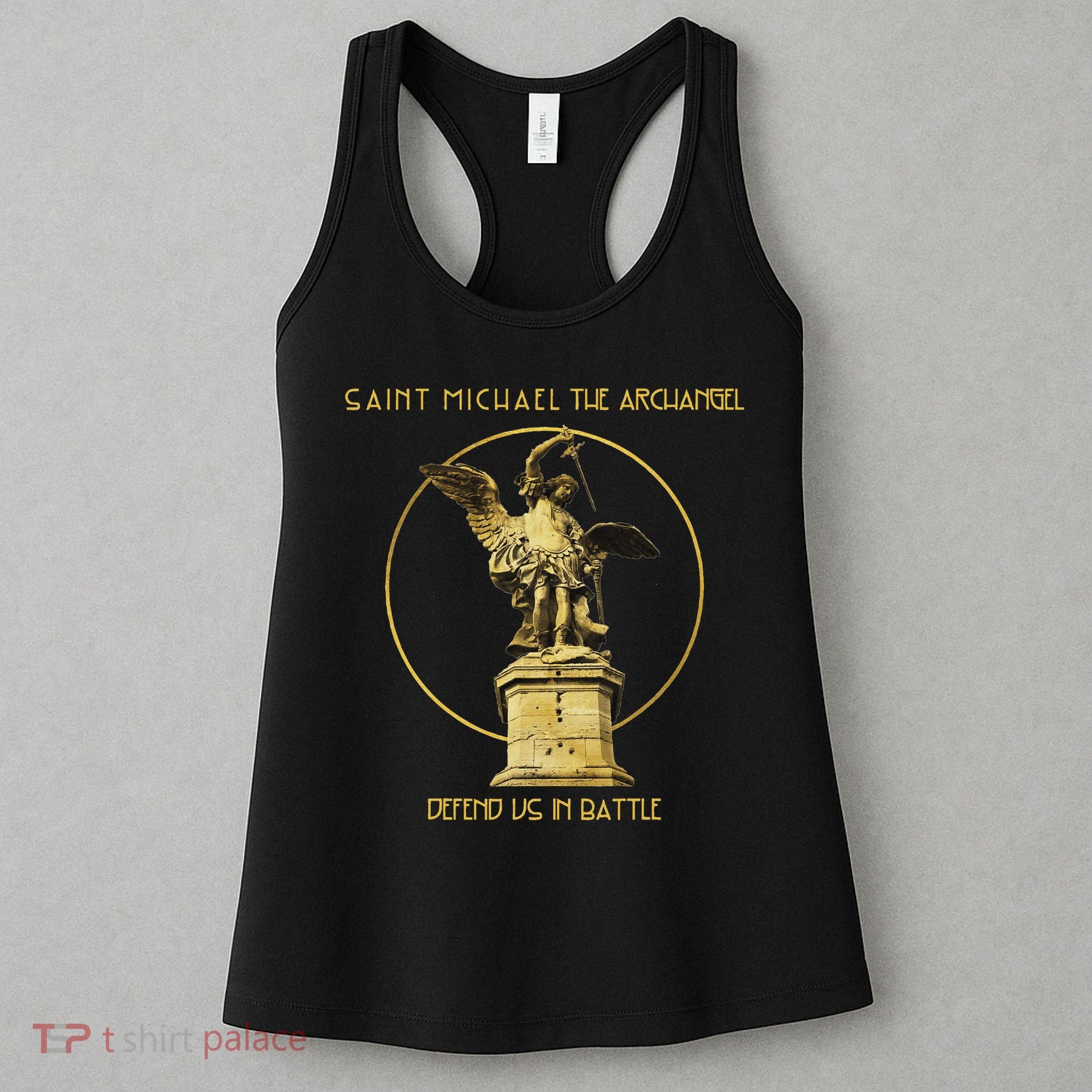 Saint Michael The Archangel Defend Us Prayer Catholic Women's Tank Top