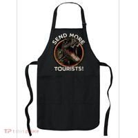 Send More Tourists! Funny T-Rex  Apron thumb 0