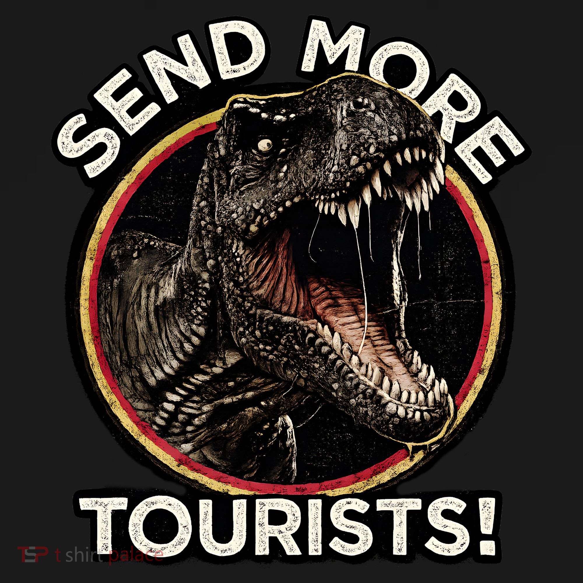 Send More Tourists! Funny T-Rex  Kids Sweatshirt
