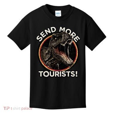 Send More Tourists! Funny T-Rex  Kids T-Shirt