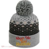 Show Me That Butthole Funny The Baniff Cuffed Pom Beanie thumb 0
