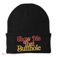 Show Me That Butthole Funny Beanie thumb 0