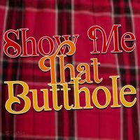 Show Me That Butthole Funny Women's Flannel Plaid Pajama Pants thumb 2