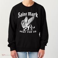 St Mark The Evangelist Apostle Lion Symbol Catholic Saint Women's Sweatshirt thumb 0