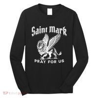 St Mark The Evangelist Apostle Lion Symbol Catholic Saint Long Sleeve Shirt thumb 0