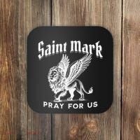 St Mark The Evangelist Apostle Lion Symbol Catholic Saint Coaster thumb 0