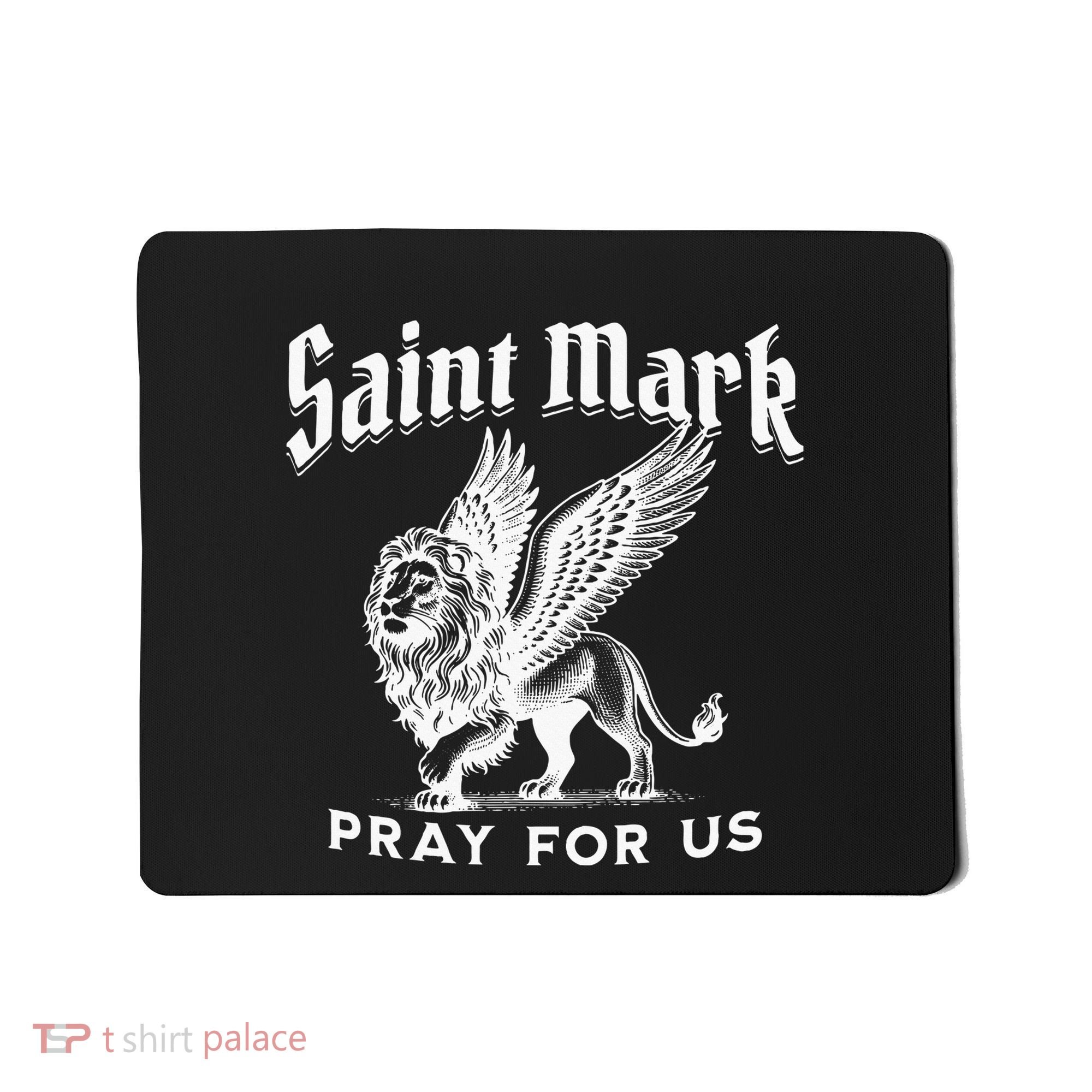 St Mark The Evangelist Apostle Lion Symbol Catholic Saint Mousepad