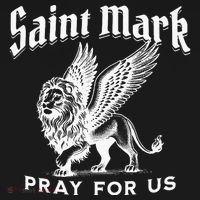St Mark The Evangelist Apostle Lion Symbol Catholic Saint Mousepad thumb 1