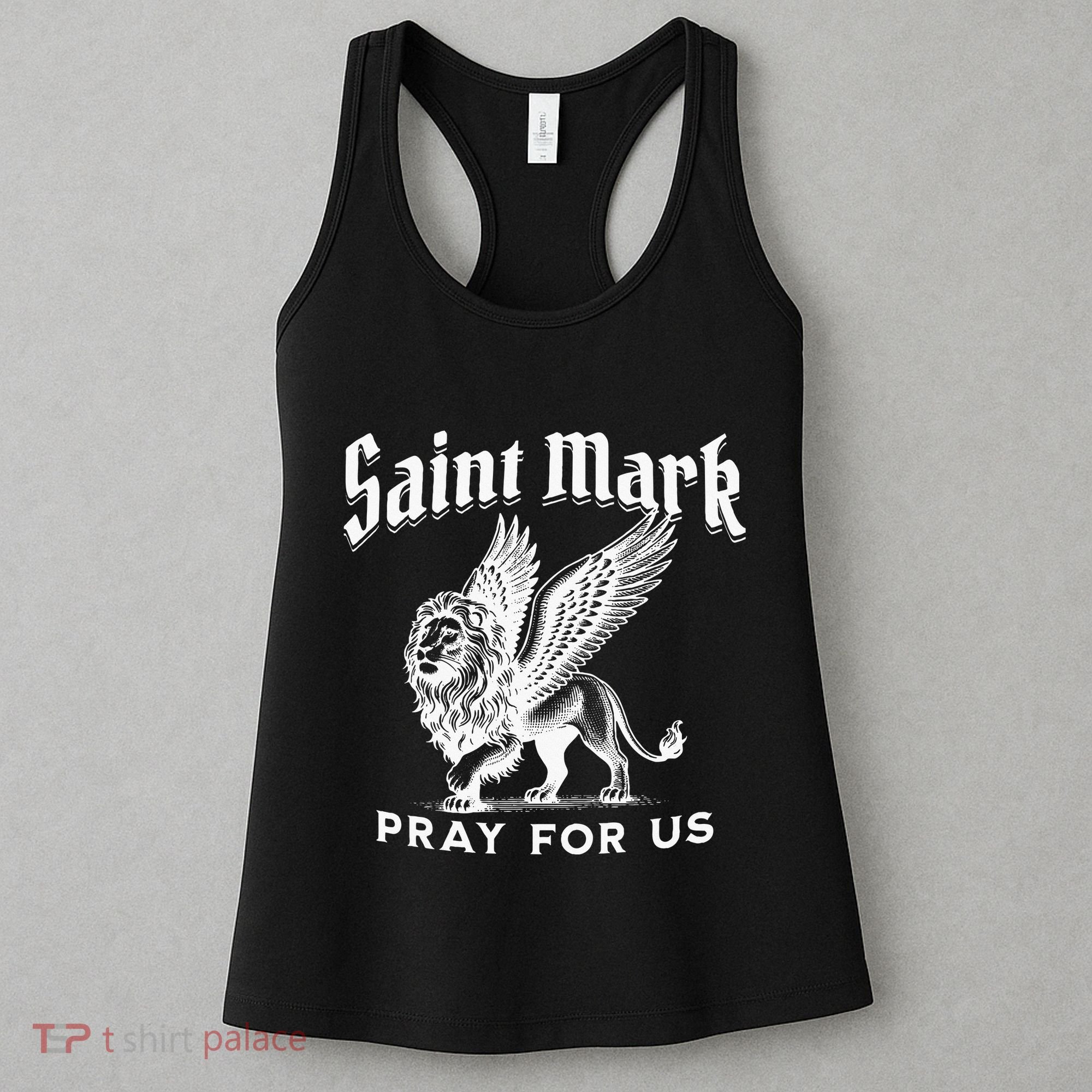 St Mark The Evangelist Apostle Lion Symbol Catholic Saint Women's Tank Top