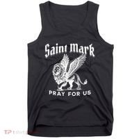 St Mark The Evangelist Apostle Lion Symbol Catholic Saint Tank Top thumb 0